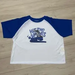 【スティッチ】シアー半袖ラグランTシャツ