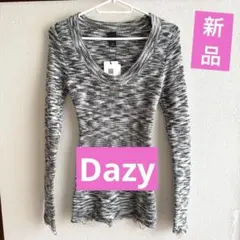★新品タグ付き★Dazy★ボーダー柄 長袖ニット Sサイズ★