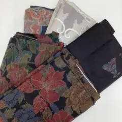 着物まとめ売り、袷、大島紬、リメイク素材、正絹P205
