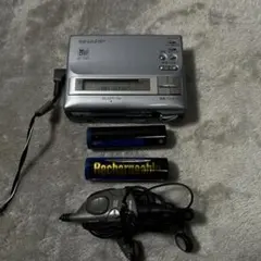 【動作良好】SHARP MD-100EX ポータブルMDプレーヤー シャープ