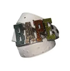 BORN1NH3LL Leopard Studded Logo Belt - メルカリ
