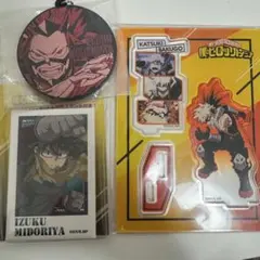 爆豪勝己 緑谷出久 缶バッジ アクリルスタンド