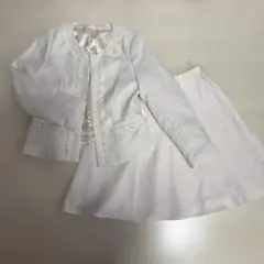 15号淡いピンク系ジャケット&スカート　セレモニースーツ