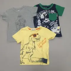 100cm半袖Tシャツ3枚セット