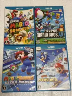 ⭐️24時間以内発送⭐️ WiiUソフトまとめ売り　4本セット