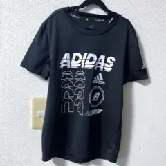 adidas キッズ Tシャツ ブラック 新品未使用品タグ無し130のサムネイル