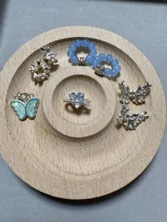 《36》ロンデル スペーサー ブレスレット ネックレス パーツ8個セット