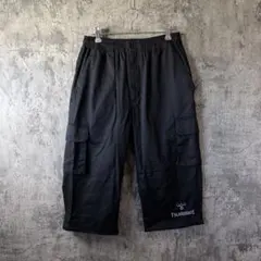 hummel ヒュンメル カーゴパンツ 七分丈 クロップド ブラック L0111のサムネイル