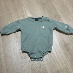 Champion グリーンロンパース 70-80