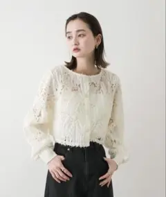 SENSE OF PLACE / 2WAYコードシシュウクロップドトップのサムネイル
