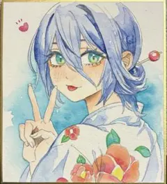 ファンアート 手描き アナログ イラスト レゼ チェンソーマン - メルカリ