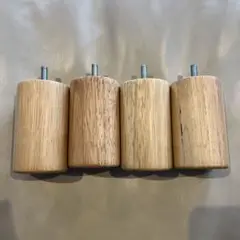 無印良品 MUJI 木製脚 10cm ナチュラル M8 4本セット
