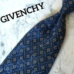 ✴GIVENCHY✴ジバンシィ　ジバンシー　　ネクタイ　4Gロゴ　ブルー　青