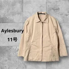 アリスバーリー ショート丈スプリングコート ベージュ 上品　ジャケット　M-L