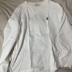U.S. POLO ASSN. ホワイト長袖Tシャツ F