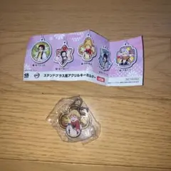 くら寿司　鬼滅の刃コラボ　ステンドグラス風アクリルキーホルダー我妻善逸