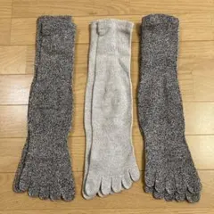 5本指靴下　3足セット　メンズ　25〜27cm