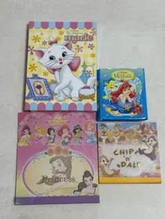 ディズニー　メモ帳　まとめ売り　平成　レトロ　4冊セット