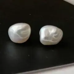 バロックパール ピアス(両耳用)