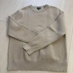 ユニクロ　Ｍサイズ　ウォッシャブルミラノリブクルーネックセーター