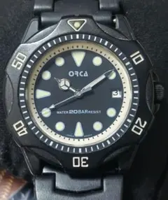マルマン社　ORCA　ダイバー 200M クオーツ 腕時計　日本製　美品　稼働のサムネイル
