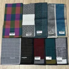 未使用品　renoma メンズハンカチ10枚セット