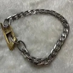 DIESELディーゼル　ブレスレット　シルバー　美品のサムネイル