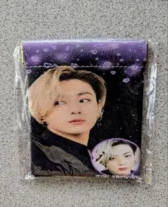 BTS ジョングク フォトプリント バネ口ポーチ グク