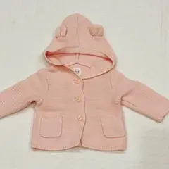 baby GAP くま耳フード付きカーディガン