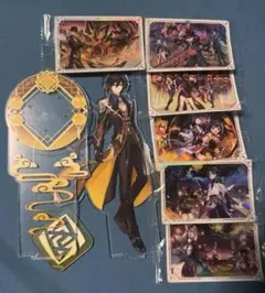 原神 鍾離 アクリルスタンド＋ウエハース シール 璃月