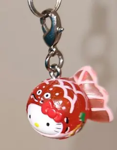 ご当地キティ　青森限定　ねぶたバージョン　金魚　ファスナーマスコット　レア品