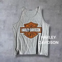 Harley-Davidson 両面プリント タンクトップグレー ナッソーバハマ