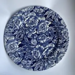♦︎ 英国製 チャーチル ジョージアン大皿 30.5cm ブルー花柄 ビンテージ皿のサムネイル