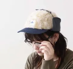 美品パタゴニアPatagoniaレンジキャップイヤーフラップ帽子デニムボア