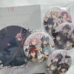 あんスタ スタライ 8th Blu-Ray 缶バッジ トリスタクレビアルカアンデ