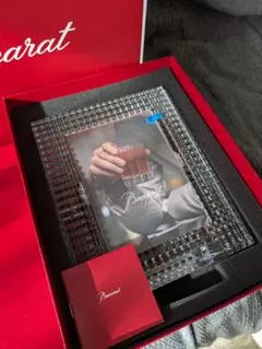 【新品】Baccarat アイ フォトフレーム（紙袋、リボン付き）のサムネイル