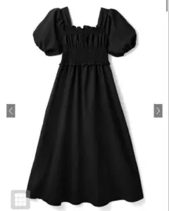 GRL シャーリングロングワンピース ac1906 Mサイズ