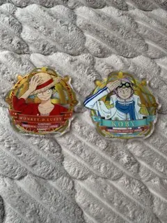 USJ ONE PIECE アクリルコースター　ルフィ　コビー