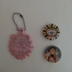 ONE PIECE ナツコミ キーホルダー 缶バッジ セット