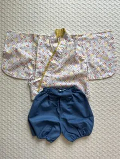 百日祝い　ベビー袴　ハンドメイド　北欧柄