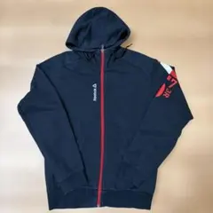 Reebok フルジップ トレーナー ジャケット S ブラック