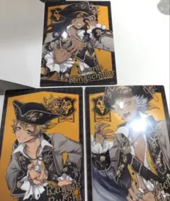 ツイステ　クリアビジュアルポスター　スケアリー レオナ　ラギー　ジャック　サバナ