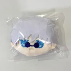 呪術廻戦　五条悟　100均 100円ショップ フェイスぬいぐるみキーホルダー