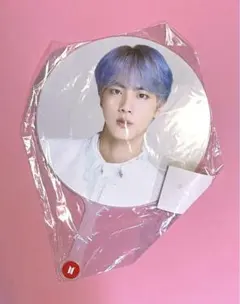【BTS】ジン JIN 公式 うちわ 応援 グッズ 未使用