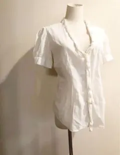 COAST半袖デザインシャツ白