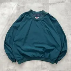 90s US製　HEAD WIND　ナイロンプルオーバー　ワンポイント刺繍　XL