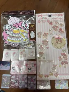 激レア 平成当時物 マイメロ 正規品 シール ぷっくり フレークシール