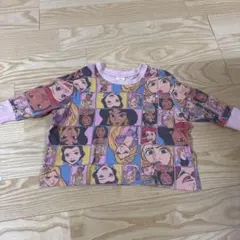 ディズニープリンセス 総柄 長袖カットソー