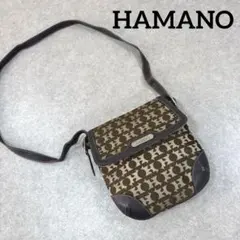 HAMANO ハマノ 濱野皮革工藝 総柄 ショルダーバッグ 斜め掛け
