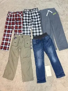 キッズ130長ズボンセット 5点